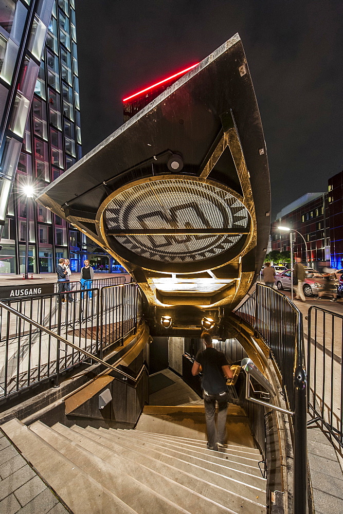 Entrance to the Mojo Club at the Reeperbahn Hamburg, Hamburg, Germany