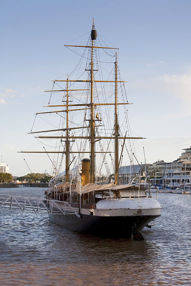 Uruguay Corvette in Puerto Madero, Buenos Aires, Capital Federal, Argentina