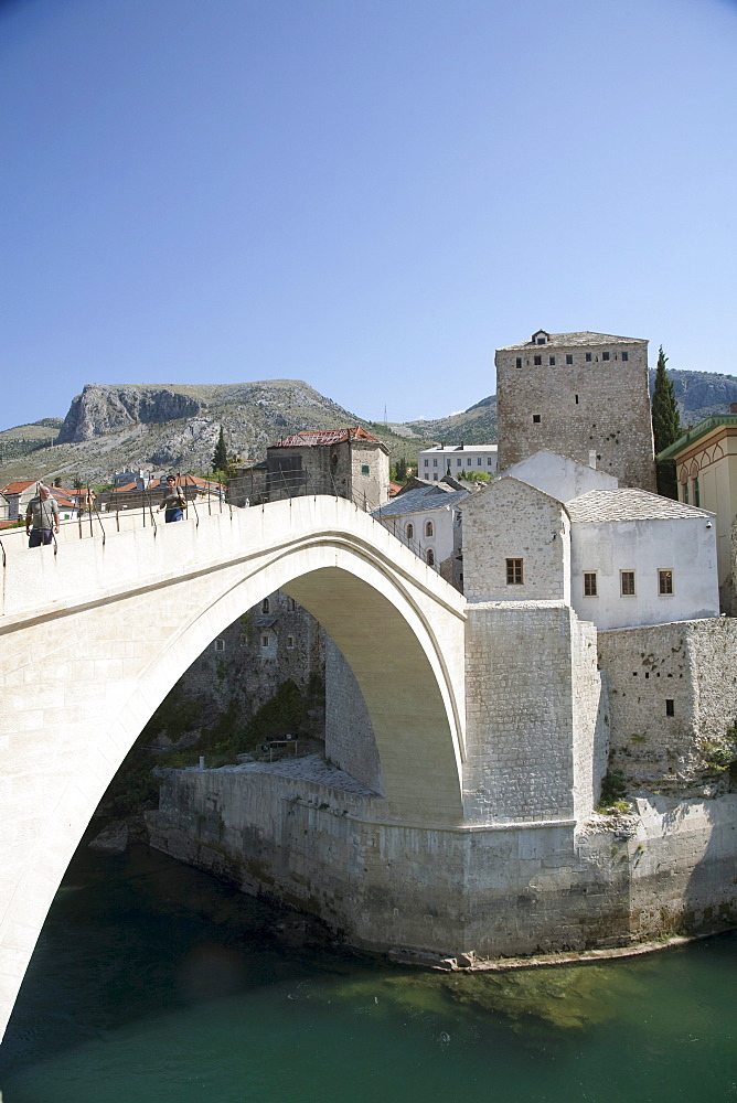 Old Bridge (Stari Most) over the Neretva River, Mostar, Herzegovina-Neretva, Bosnia & Herzegovina