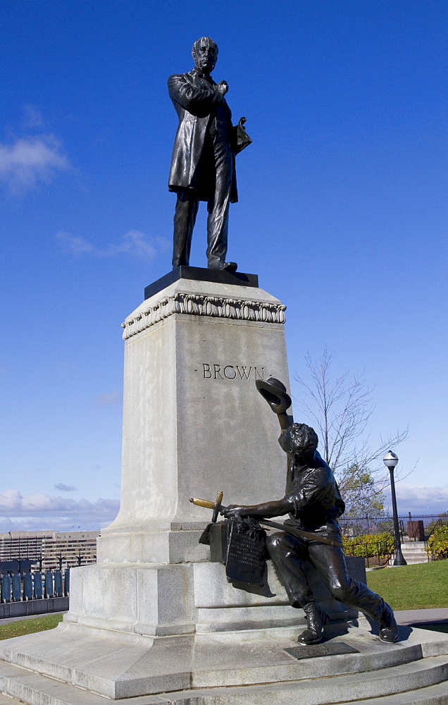 George Brown statue on Parliament Hill, Ottawa, Ontario, Canada