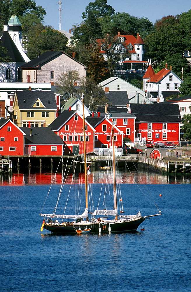 World Hertitage designated town on South Shore, Lunenburg, Nova Scotia.