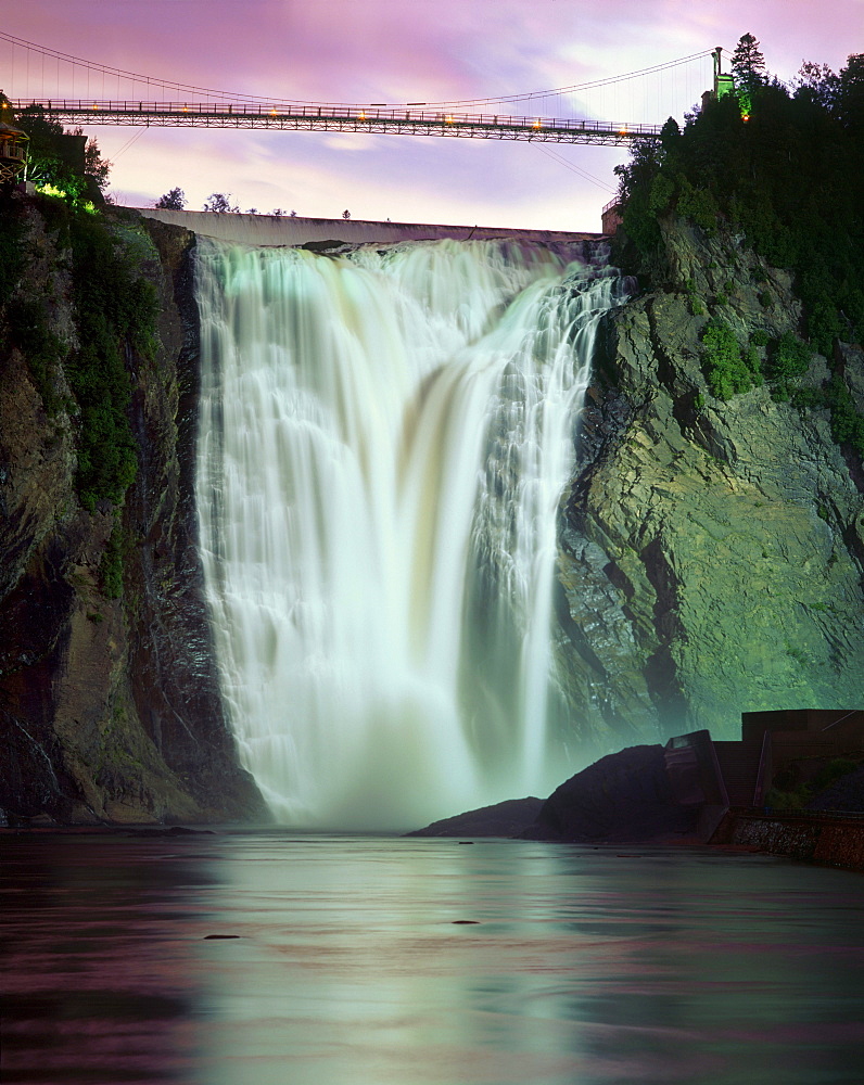 Montmorency Falls at Twilight, Quebec