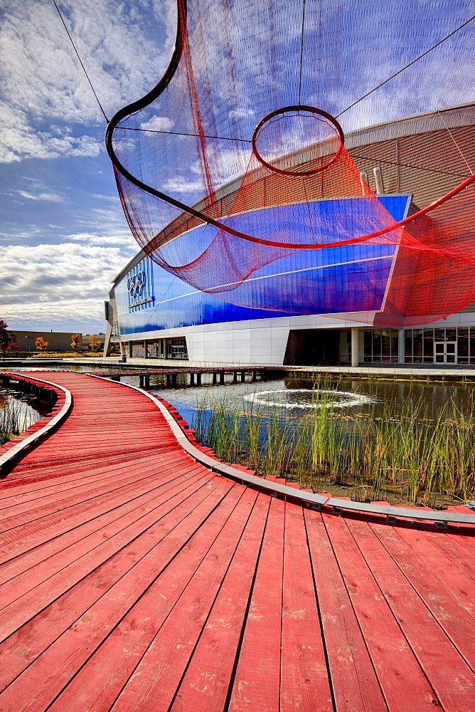 Richmond Olympic Oval, speed skating venue for 2010 Winter Olympics, Richmond, British Columbia