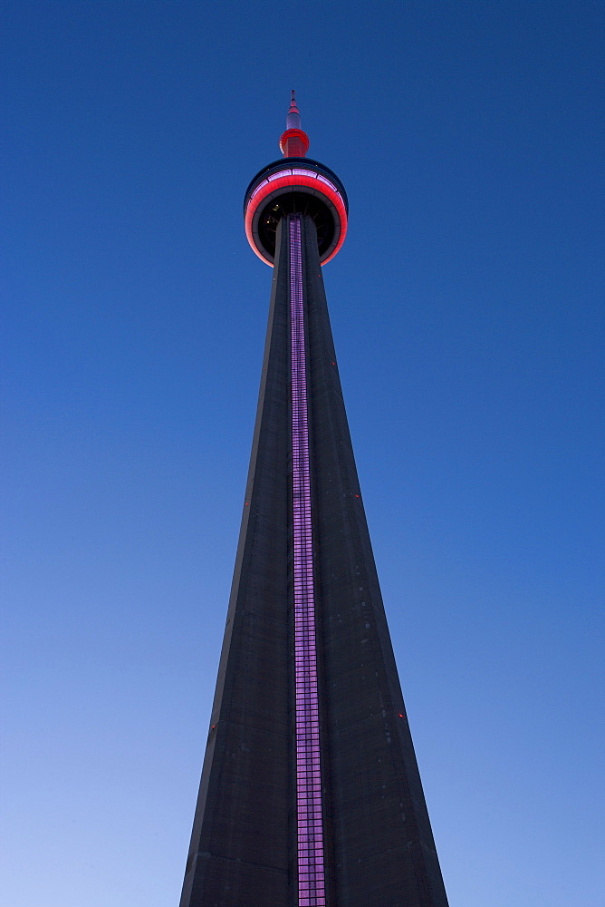 CN Tower at Night, Toronto, Ontario