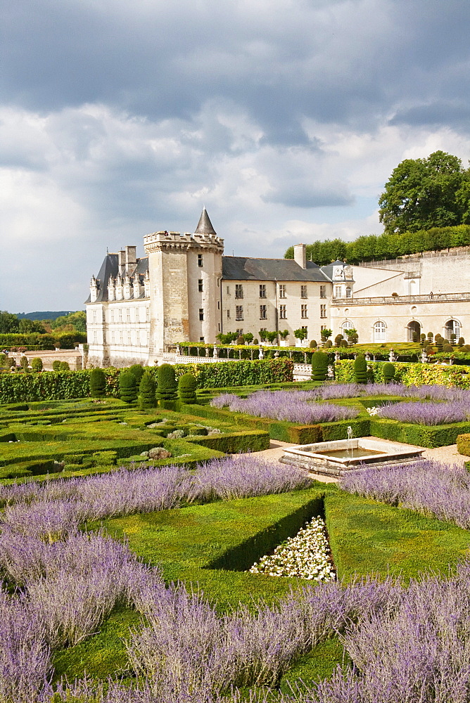 Music Garden of the Chuteau de Villandry, Villandry, Indre-et-Loire, France