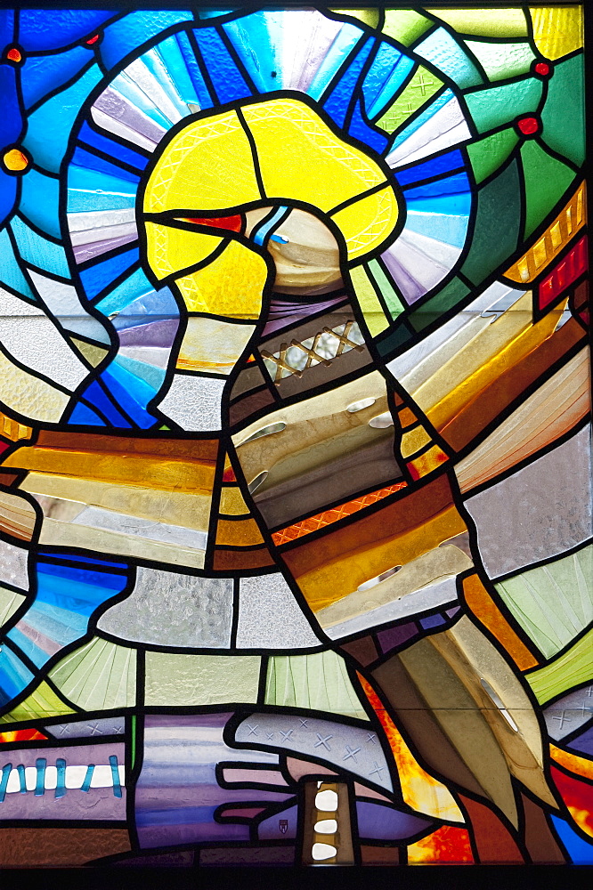 Stained Glass Art At The Cross Gallery, Riga, Latvia