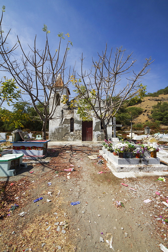 Tombs in the municipal cemetery, Manatuto, East Timor