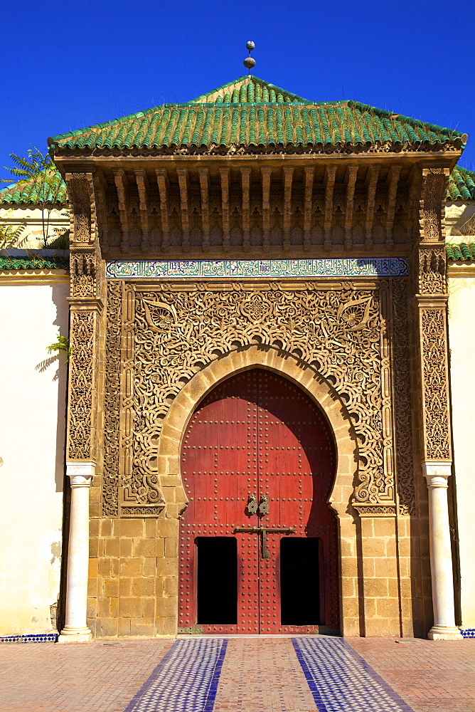 Mausoleum of Moulay Ismail, Meknes, Morocco, North Africa, Africa