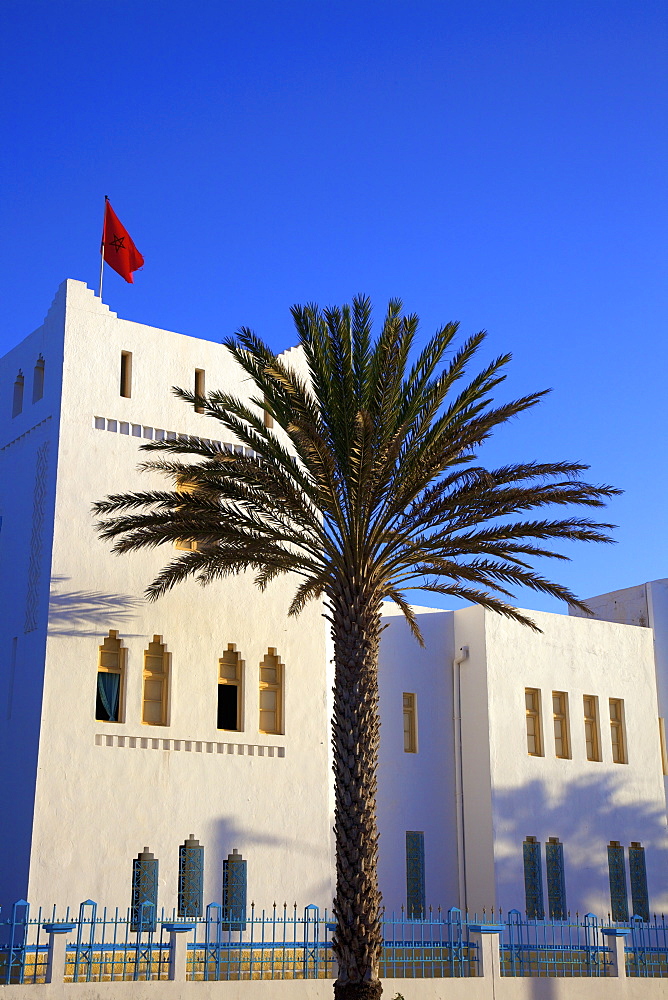 Art Deco architecture, Sidi Ifni, Morocco, North Africa, Africa