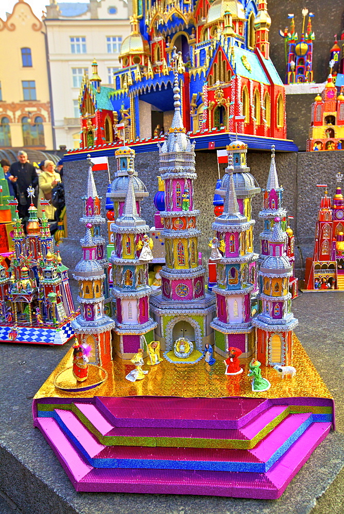 Traditional Christmas Crib Festival, Krakow (Cracow), Poland, Europe