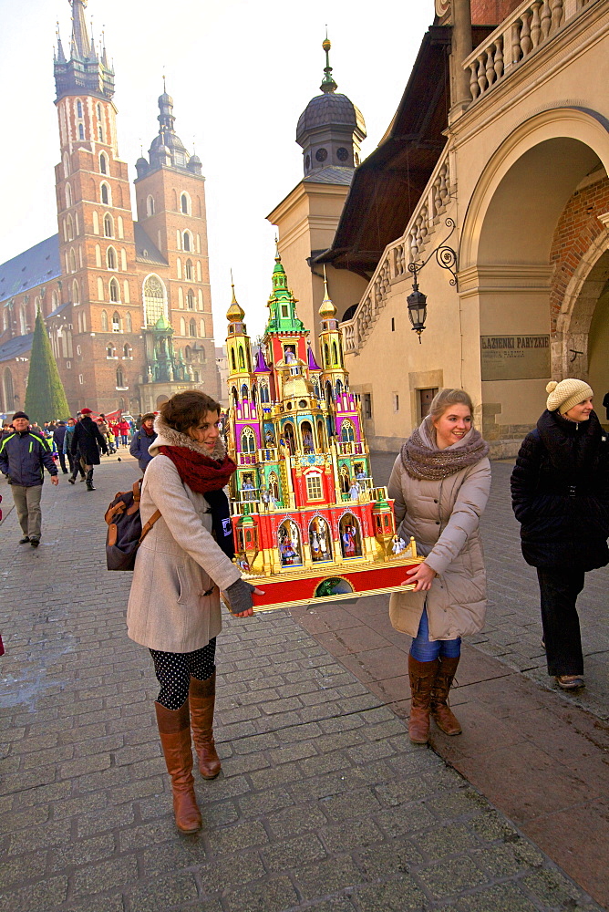 Traditional Christmas Crib Festival, Krakow, Poland, Europe