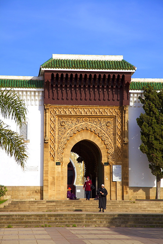 Entrance to Main Mosque, Rabat, Morocco, North Africa, Africa