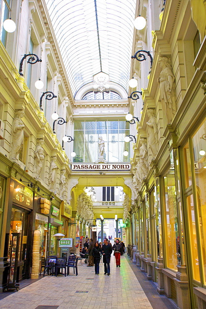 Shopping Arcade, Passage Du Nord, Brussels, Belgium, Europe