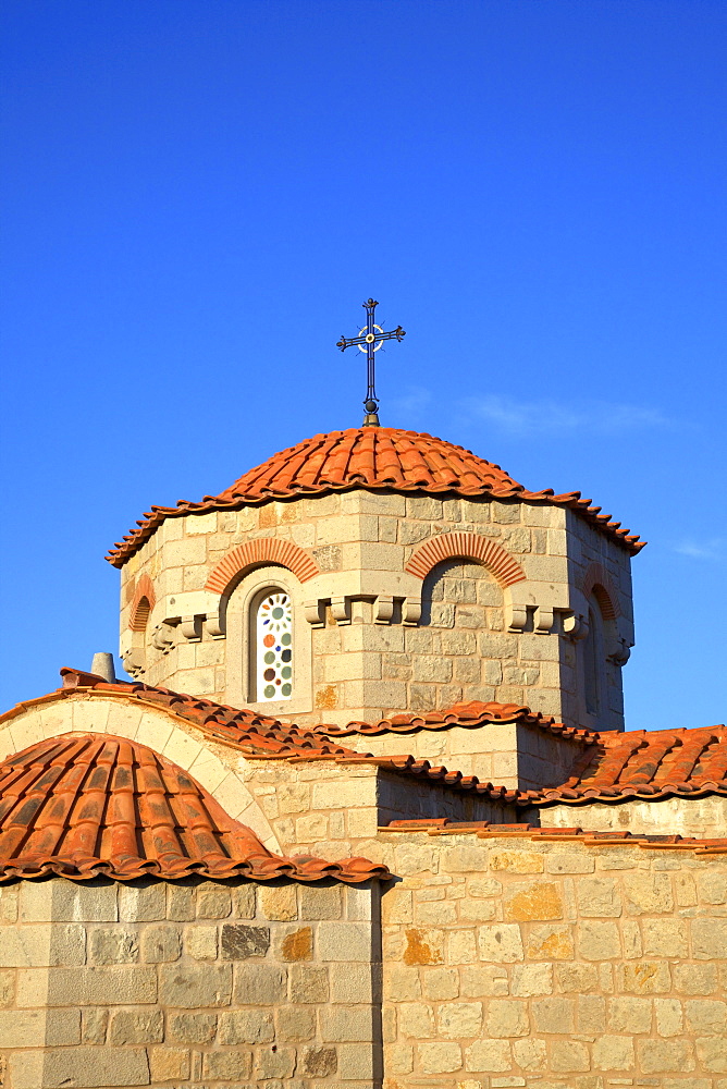 The Holy Convent Evangelismos, Patmos, Dodecanese, Greek Islands, Greece, Europe