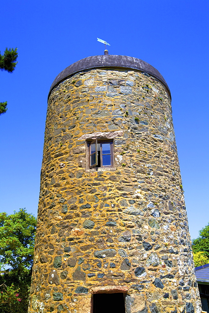 Historic Tower, Sark, Channel Islands, United Kingdom, Europe