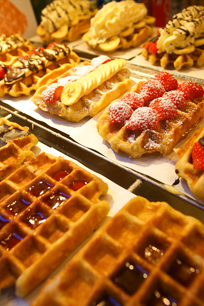 Waffles, Brussels, Belgium, Europe