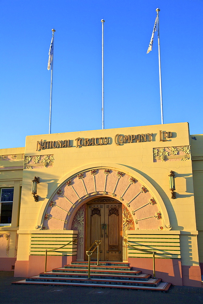 Art Deco National Tobacco Company Building, Ahuriri, Napier, Hawkes Bay, North Island, New Zealand, Pacific