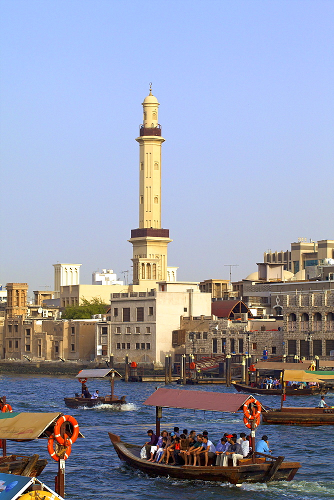 Ferries on Dubai Creek, Dubai, United Arab Emirates,