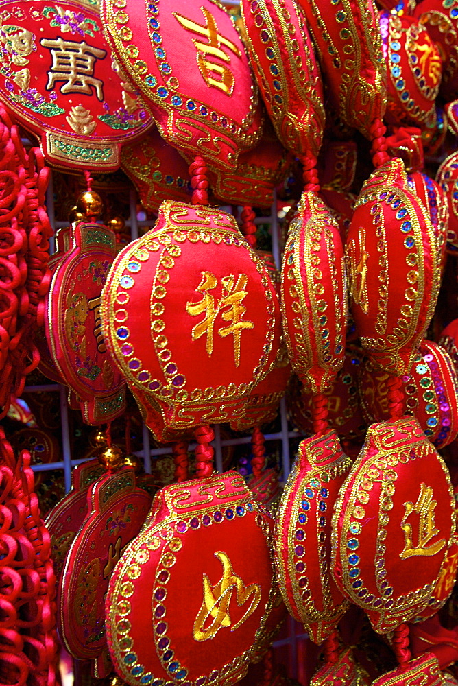 Chinese New Year decorations, Hong Kong, China, Asia