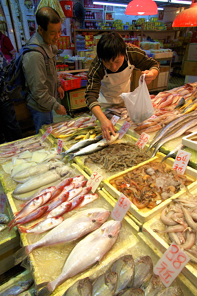 Fish Market, Hong Kong, China, Asia