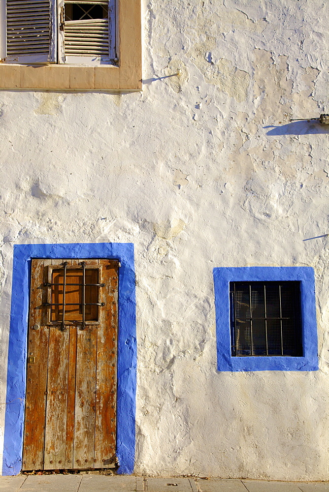 Traditional House, Dalt Vila, Ibiza Old Town, Ibiza, Spain, Europe