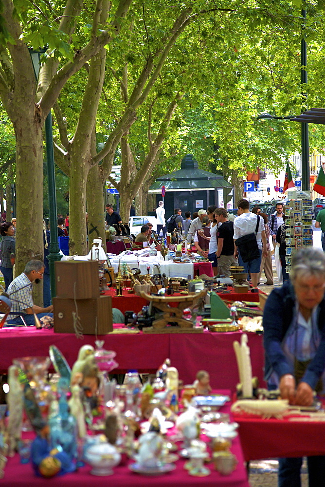 Antique Market, Lisbon, Portugal, South West Europe