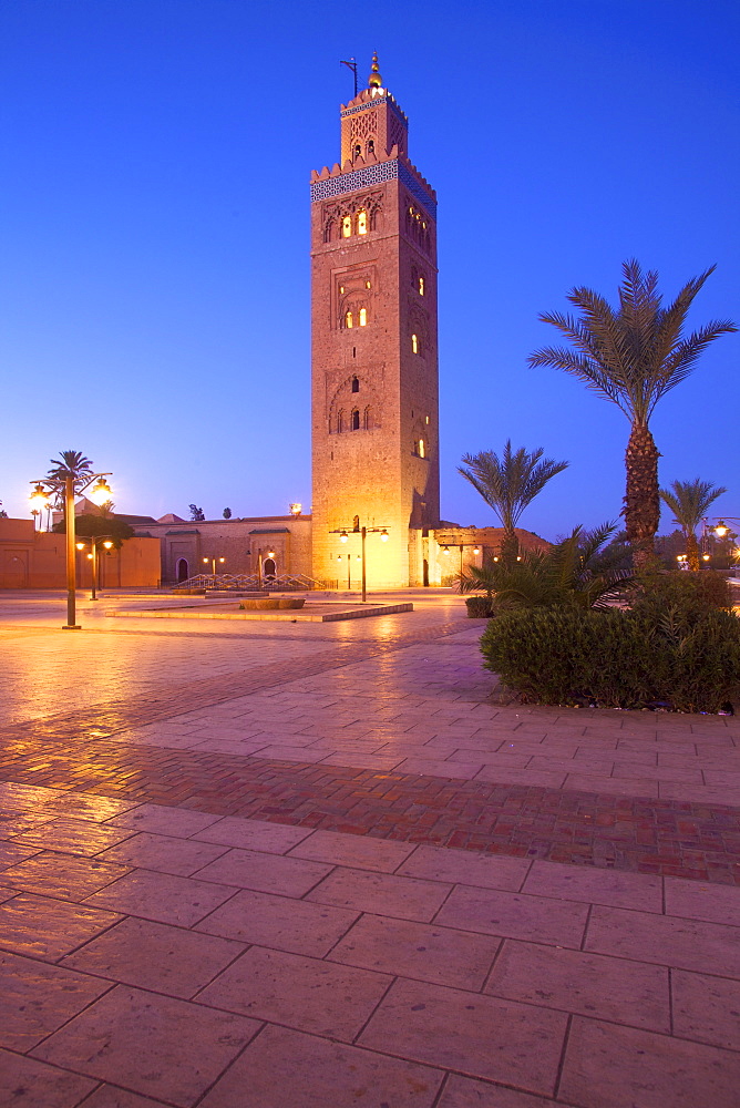 Koutoubia Mosque, UNESCO World Heritage Site, Marrakech, Morocco, North Africa, Africa 