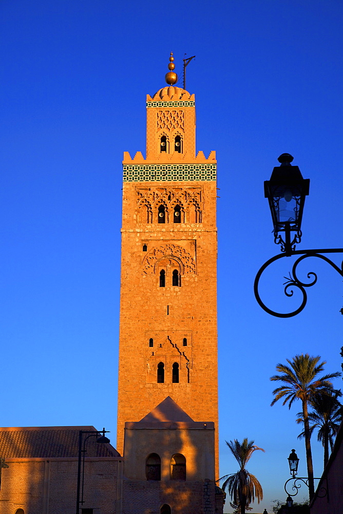 Koutoubia Mosque, UNESCO World Heritage Site, Marrakech, Morocco, North Africa, Africa 