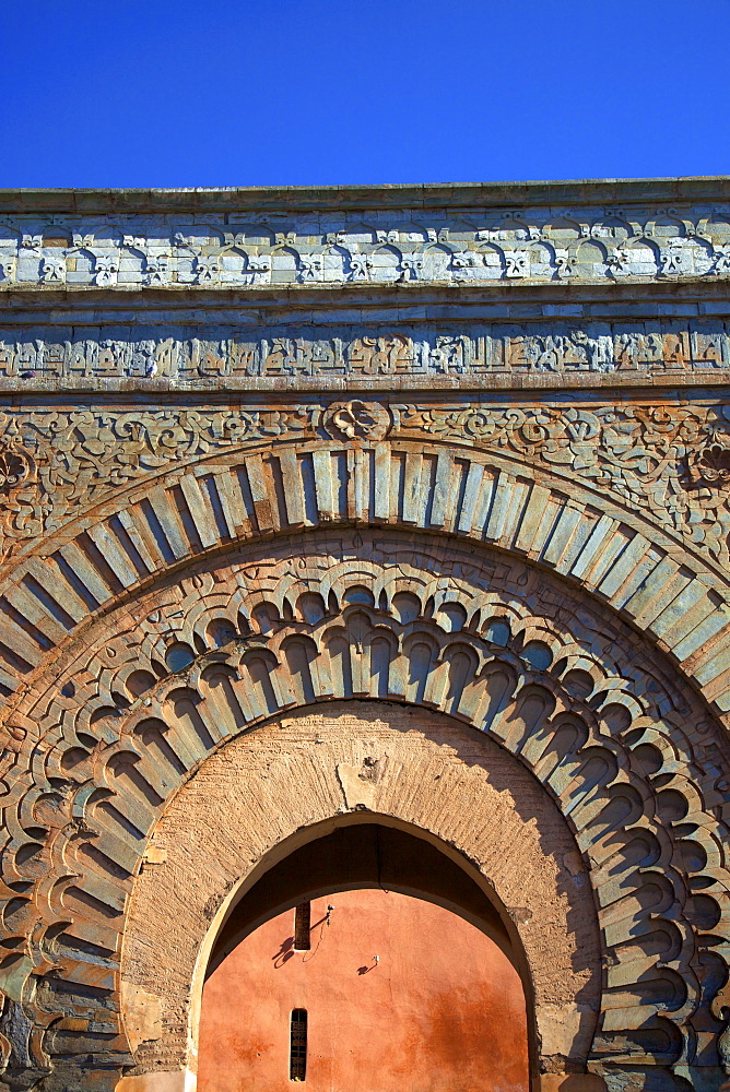 Bab Agnaou, UNESCO World Heritage Site, Marrakech, Morocco, North Africa, Africa 