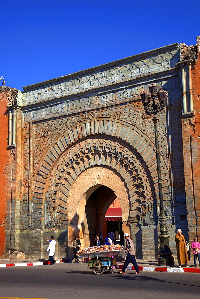 Bab Agnaou, UNESCO World Heritage Site, Marrakech, Morocco, North Africa, Africa 