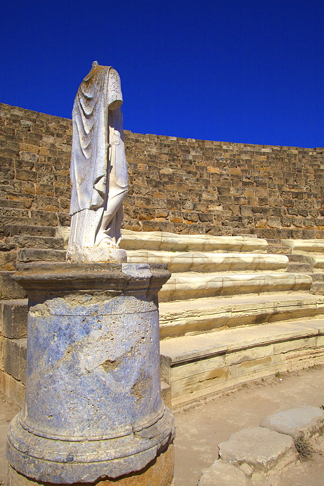 Roman Theatre, Salamis, North Cyprus, Cyprus, Europe 