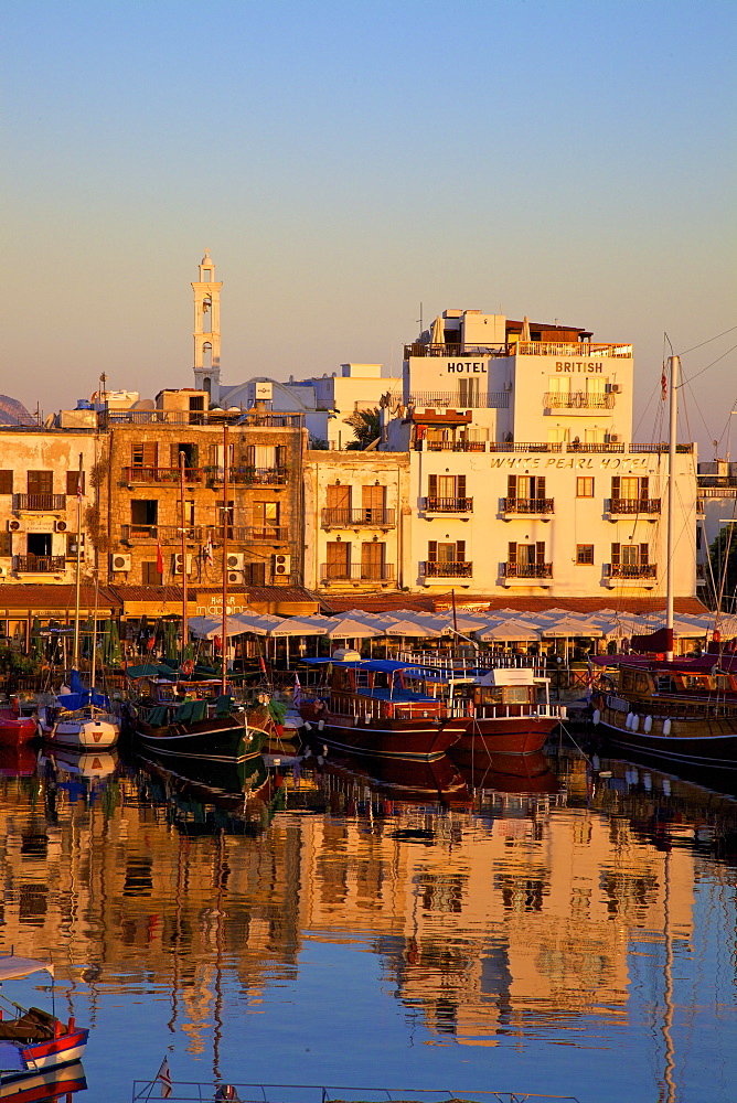 Kyrenia Harbour, Kyrenia, North Cyprus, Cyprus, Mediterranean, Europe 