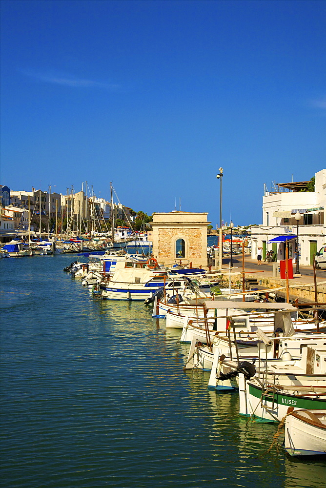 Harbour, Ciutadella, Menorca, Balearic Islands, Spain, Mediterranean, Europe