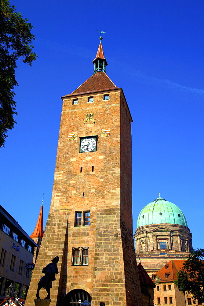 The White Tower, Nuremberg, Bavaria, Germany, Europe 