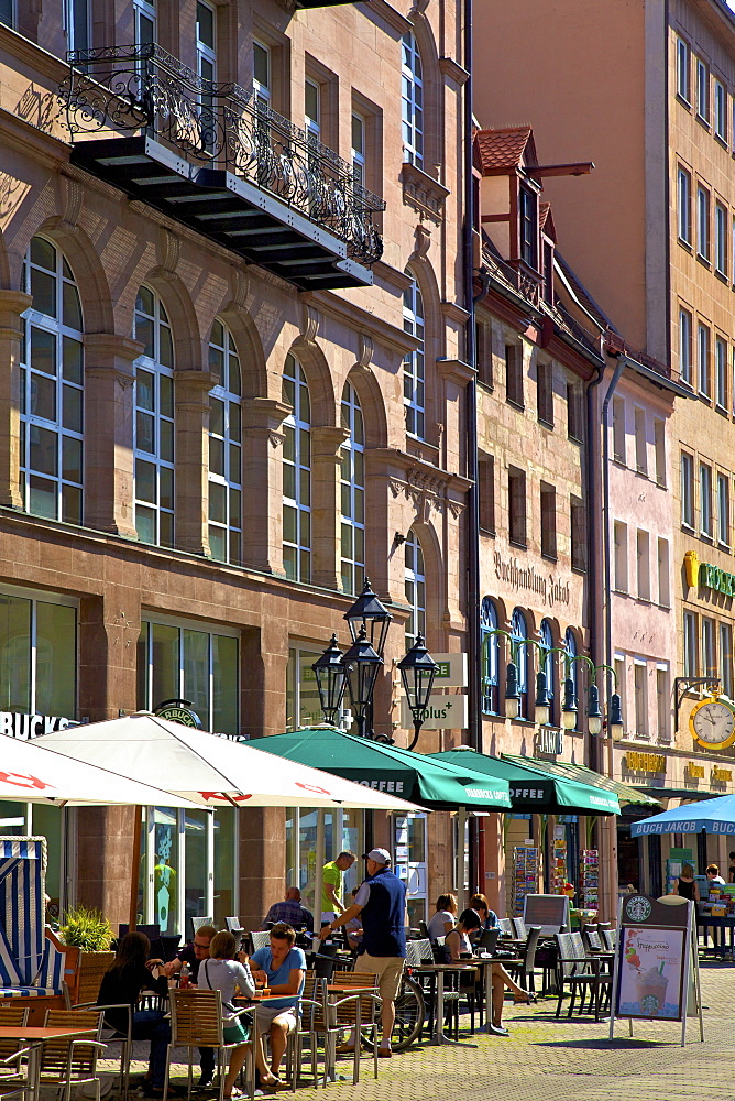 Shopping Area, Nuremberg, Bavaria, Germany, Europe