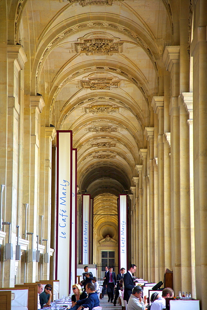 Restaurant at Louvre Museum, Paris, France, Europe