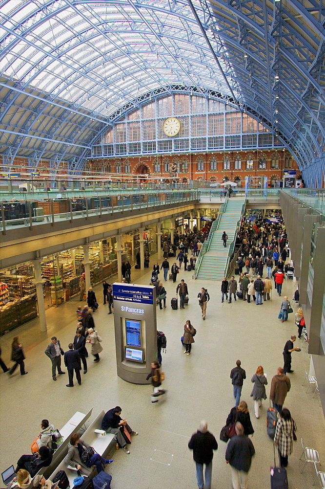 St. Pancras Railway Station, London, England, United Kingdom, Europe