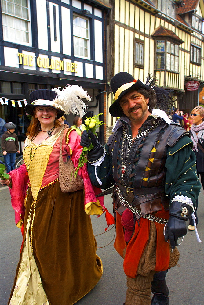 Shakespeare's Annual Birthday Parade, Stratford upon Avon, Warwickshire, England, United Kingdom, Europe