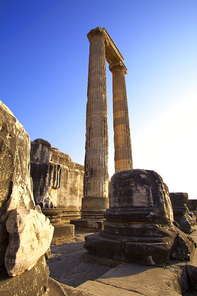 Temple of Apollo, Didyma, Anatolia, Turkey, Asia Minor, Eurasia