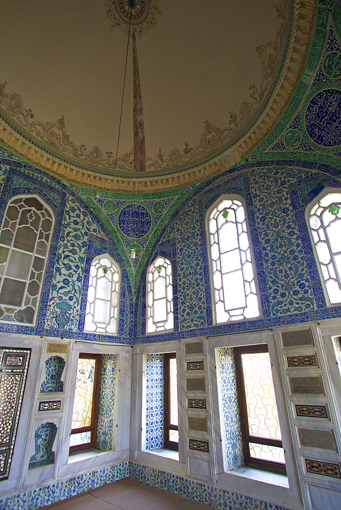 Privy Chamber of Sultan Ahmed 1, Topkapi Harem, Topkapi Palace, UNESCO World Heritage Site, Istanbul, Turkey, Europe