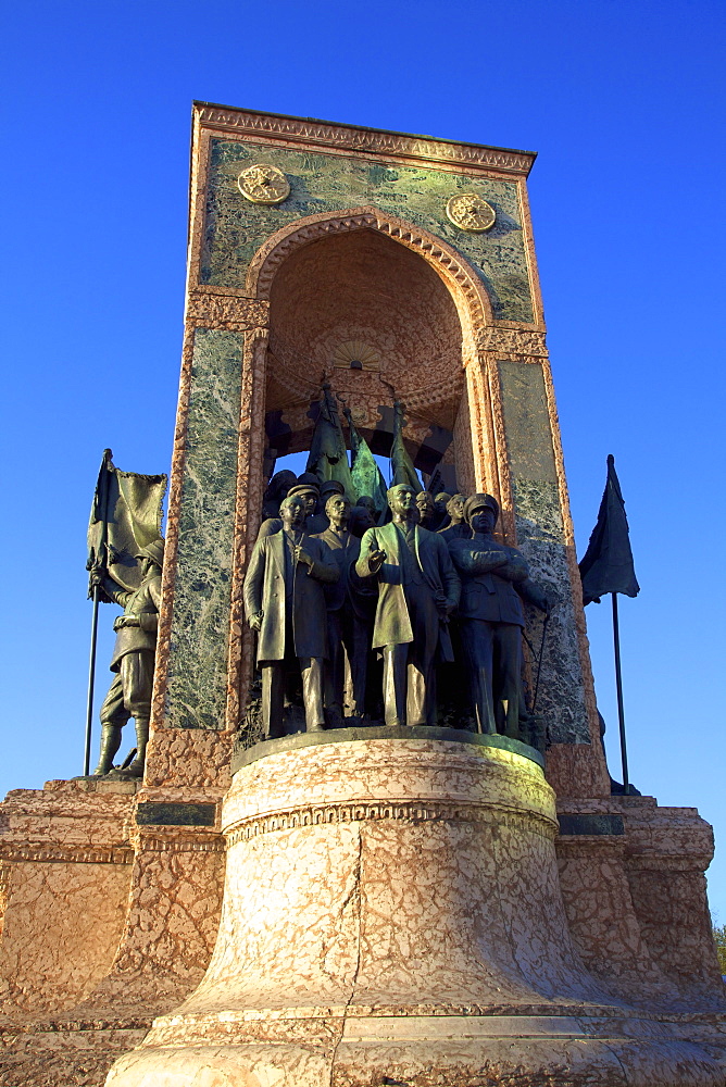 Republic Monument, Taksim Square, Istanbul, Turkey, Europe 