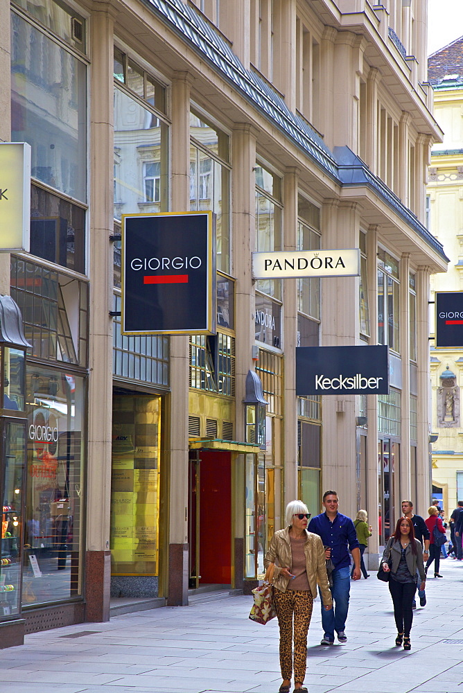 Shopping Area, Vienna, Austria, Europe