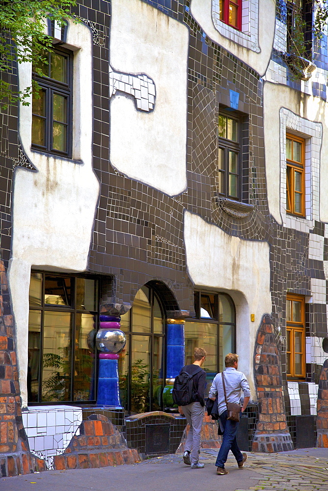 Exterior Kunsthaus Wien Hundertwasser Museum, Vienna, Austria, Central Europe