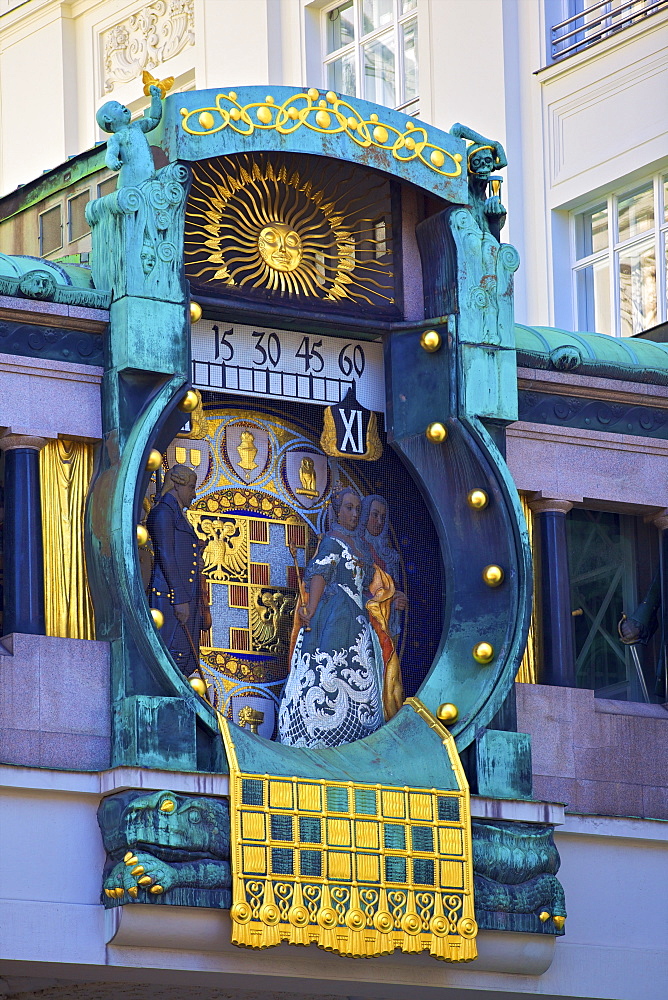 Anker Clock, Vienna, Austria, Europe 