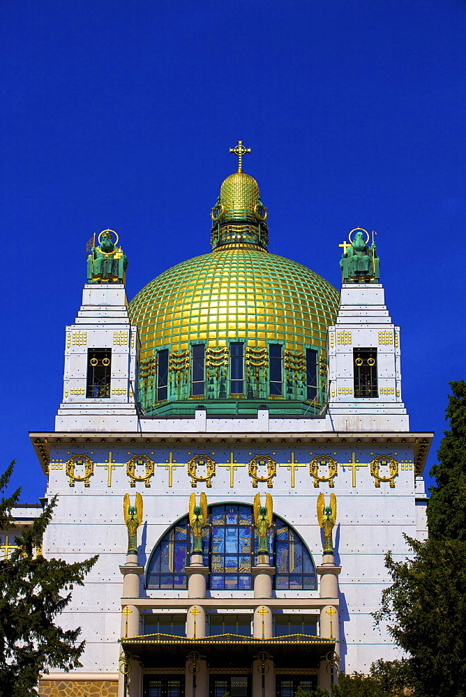 Kirche am Steinhof (Church of St. Leopold), the Art Nouveau church designed by Otto Wagner, Vienna, Austria, Europe 