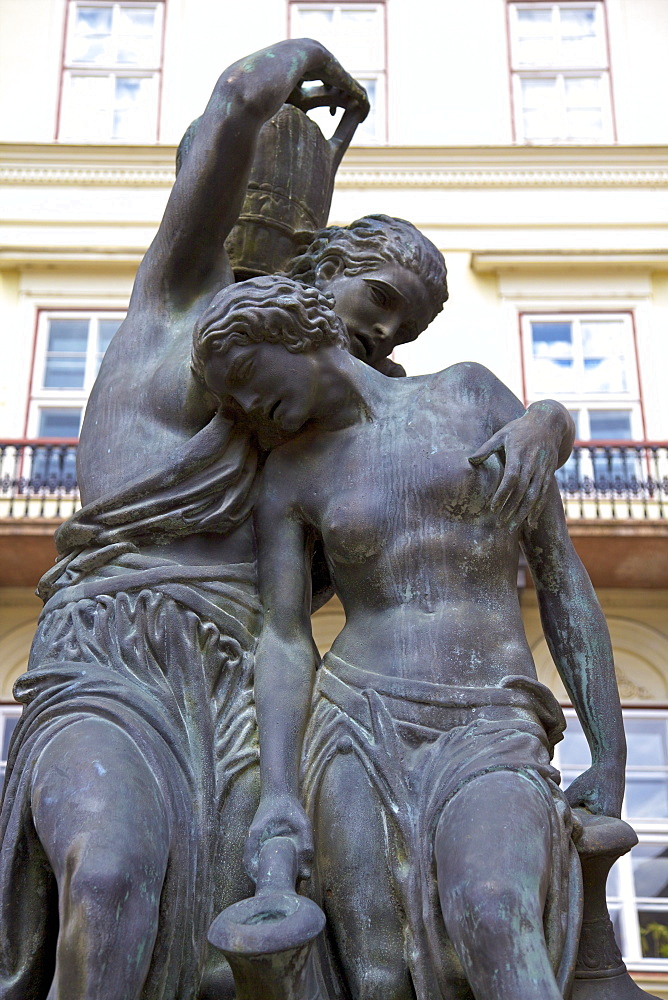 Statue, Szomory Dezso ter, Budapest, Hungary, Europe 