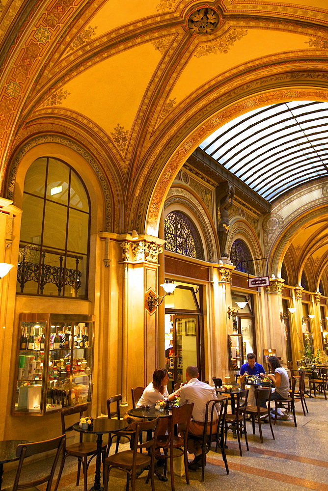 Cafe in Freyung Passage, Vienna, Austria, Europe