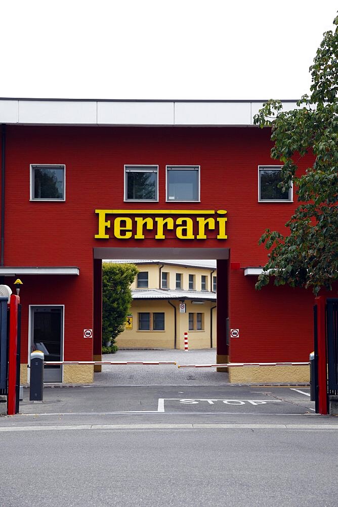 Ferrari Factory Entrance, Maranello, Emilia-Romagna, Italy, Europe