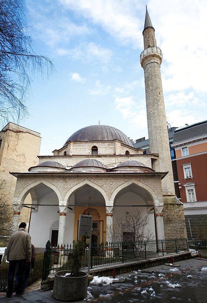 Ali Pasha's Mosque (Alipasina Dzamija), Sarajevo, Bosnia, Bosnia and Herzegovina, Europe