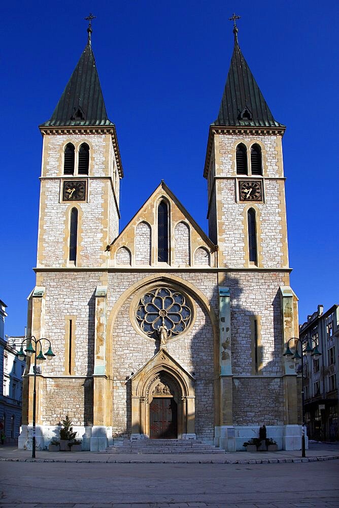 Jesus Sacred Heart Cathedral, Sarajevo, Bosnia and Herzegovina, Europe